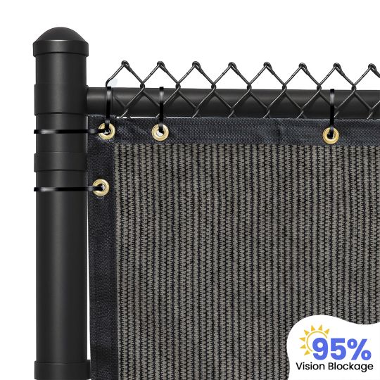 95% Vision Block Privacy Fence Screen (HDPE with PP Band)