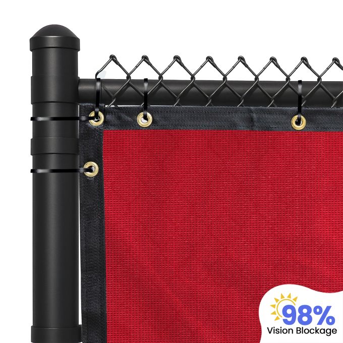 98% Vision Block Privacy Fence Screen (HDPE with PP Band)