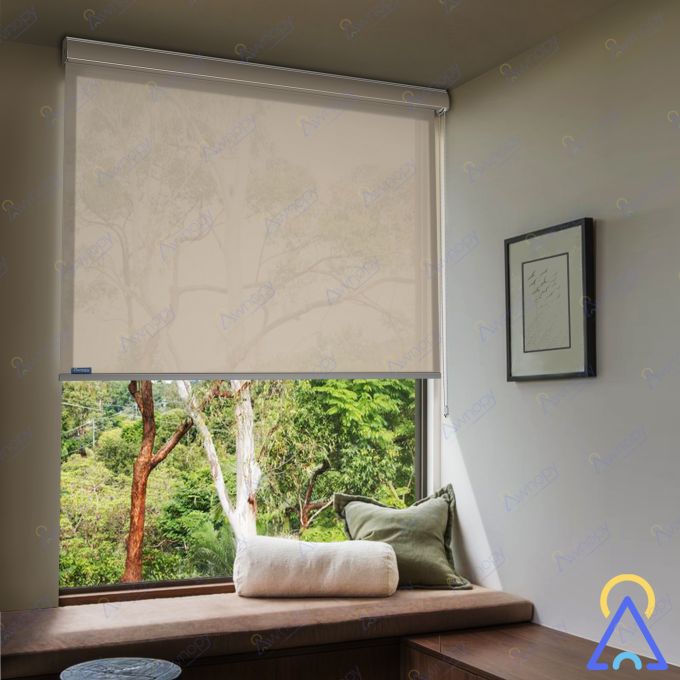Semi Blackout Sun Screen Indoor Roller Blind (Premium PVC Coated)